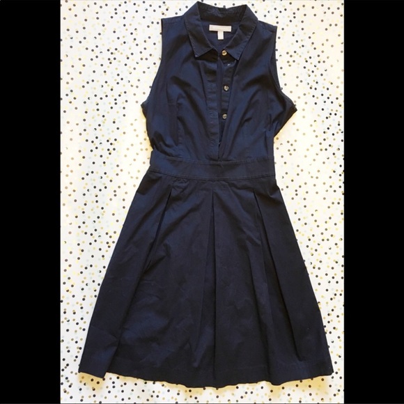 Banana Republic Dresses & Skirts - Banana Republic 6 Navy Blue Pleated Dress Size 6